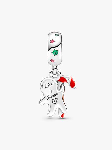 Gingerbread Man Dangle Charm