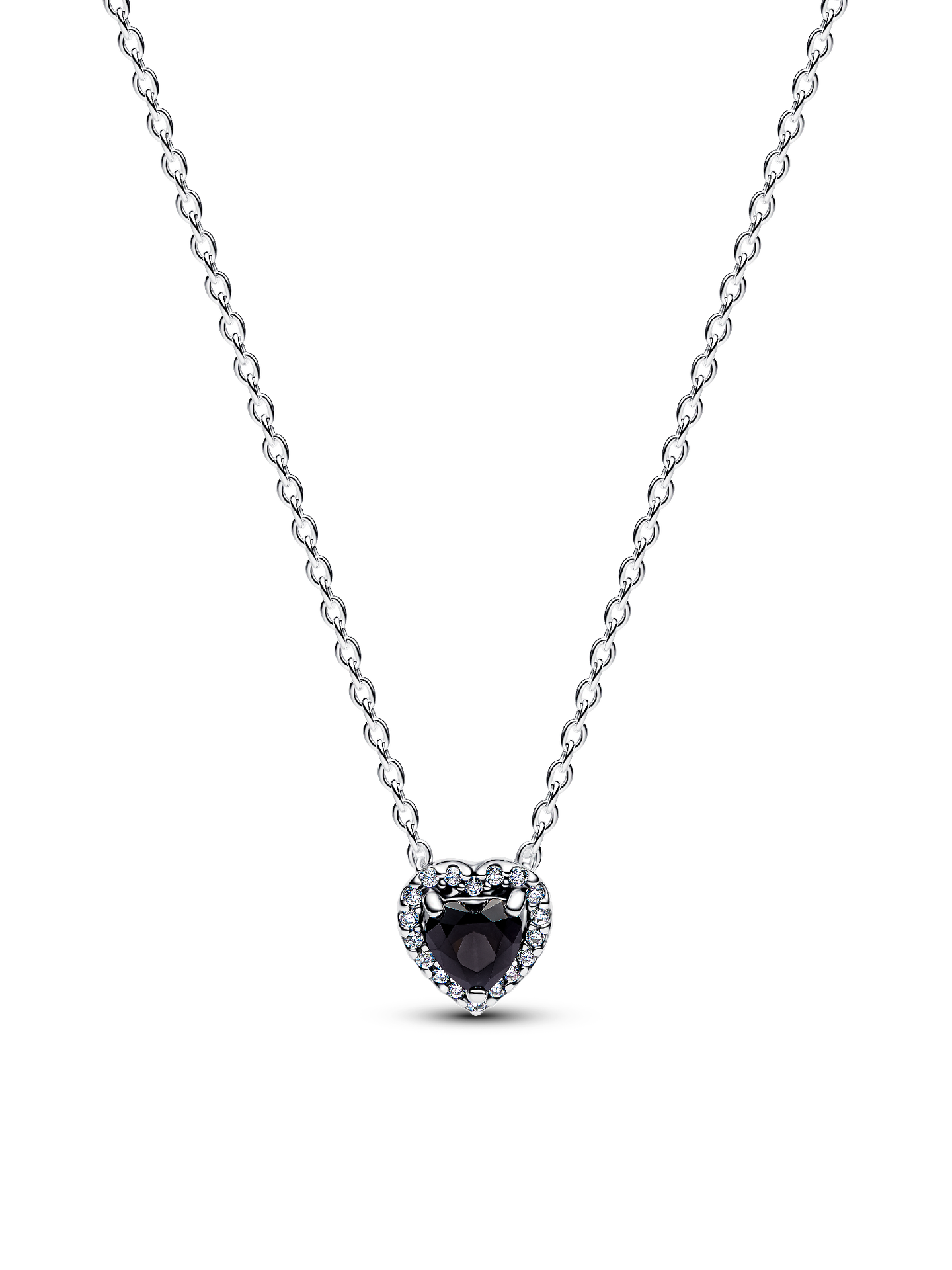 Женское колье Pandora Elevated Heart Collier, цвет: Серебро — фото 1