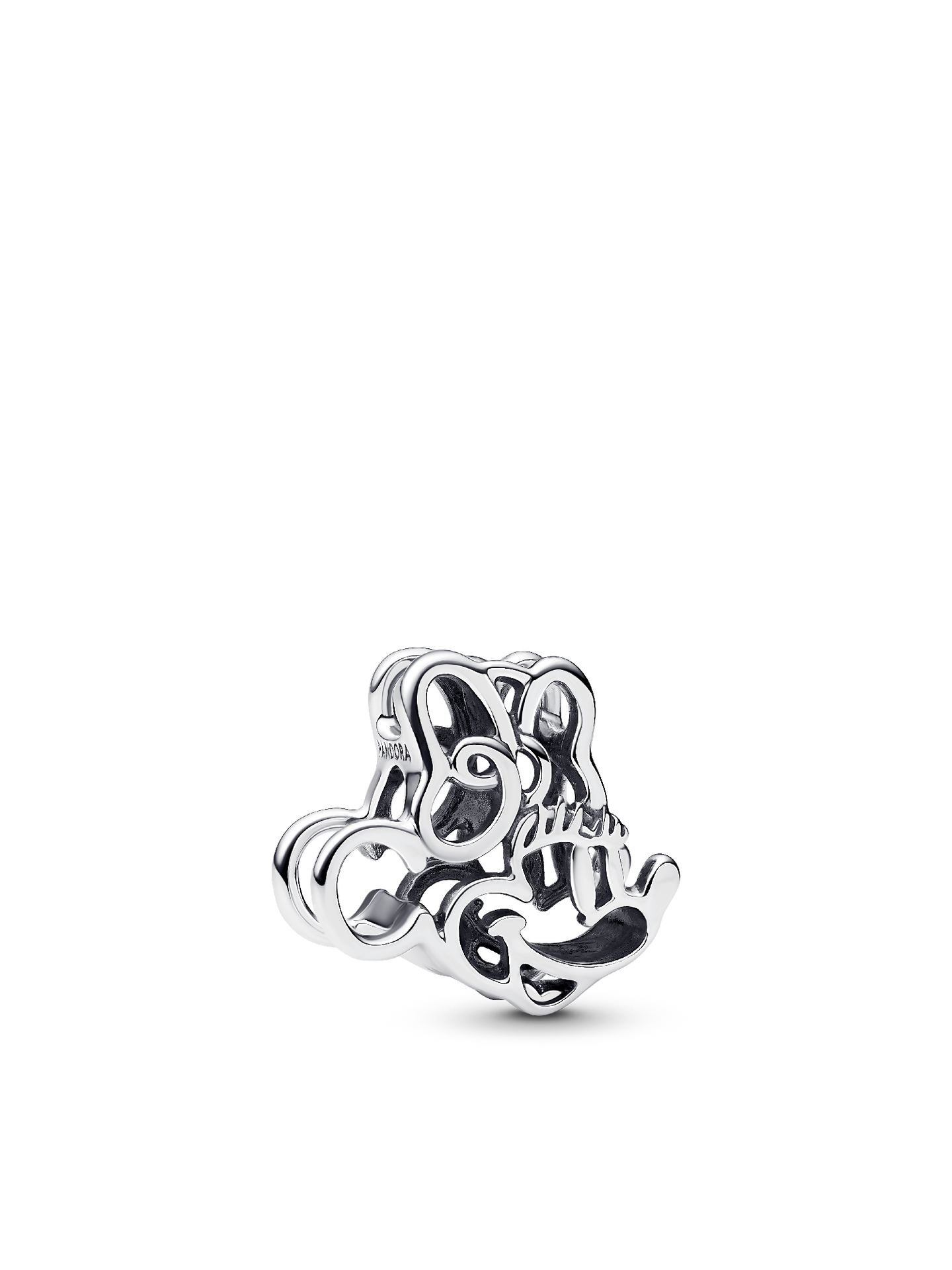 Женский шарм Pandora Disney Minnie Mouse Openwork Charm, цвет: Серебро — фото 1