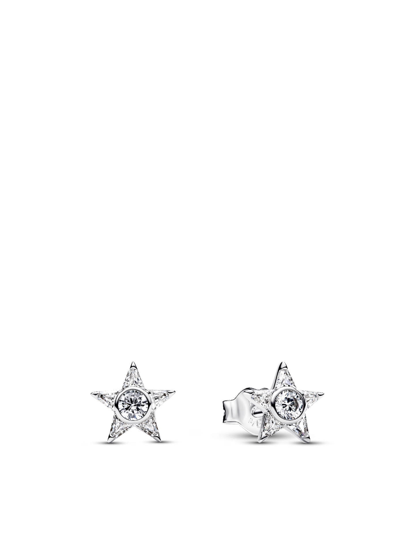 Женские серьги Pandora Sparkling Stella, Sterling silver, цвет: Серебро — фото 1