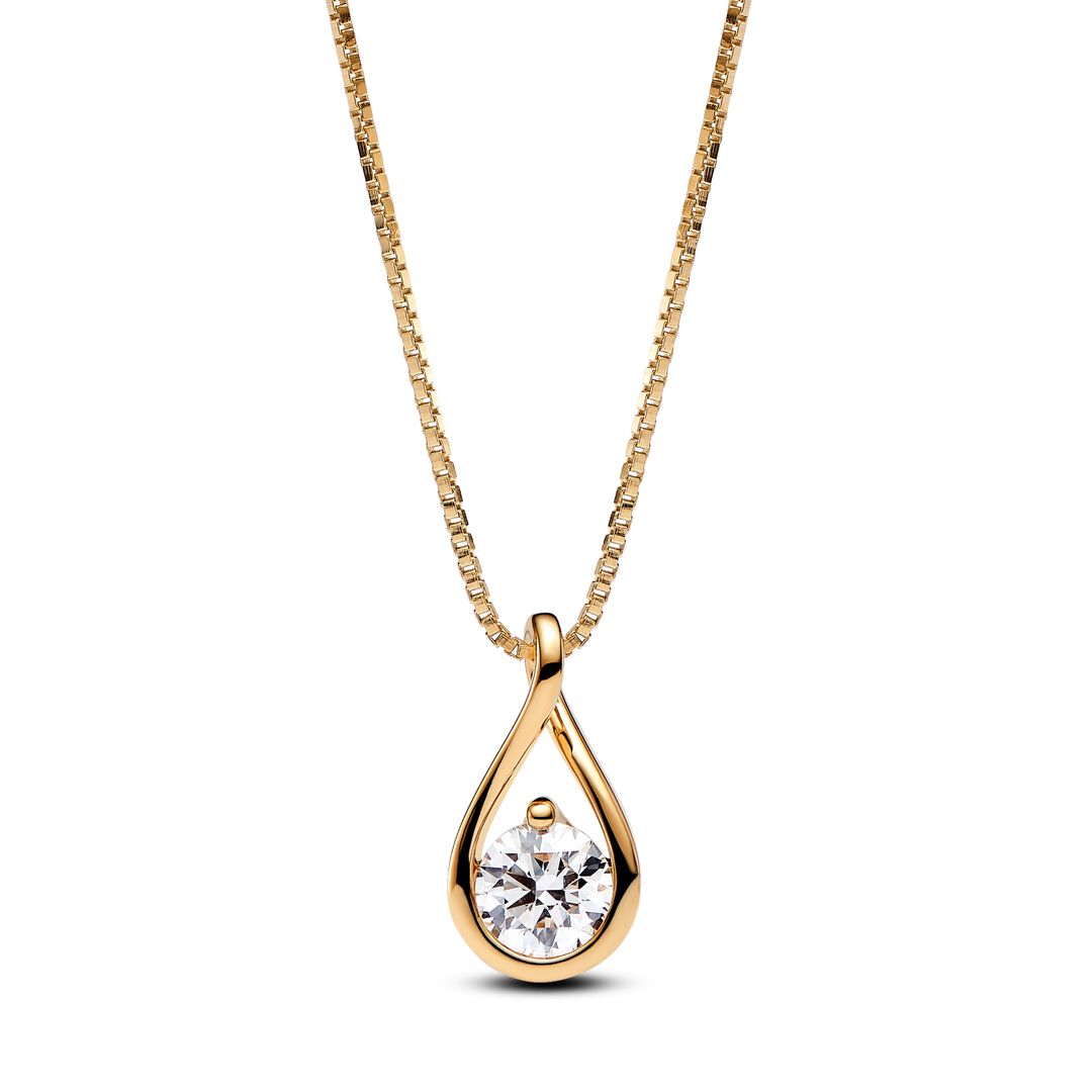 Pandora Infinite Lab-grown Diamond Pendant Necklace 1.00 carat tw 14k Gold