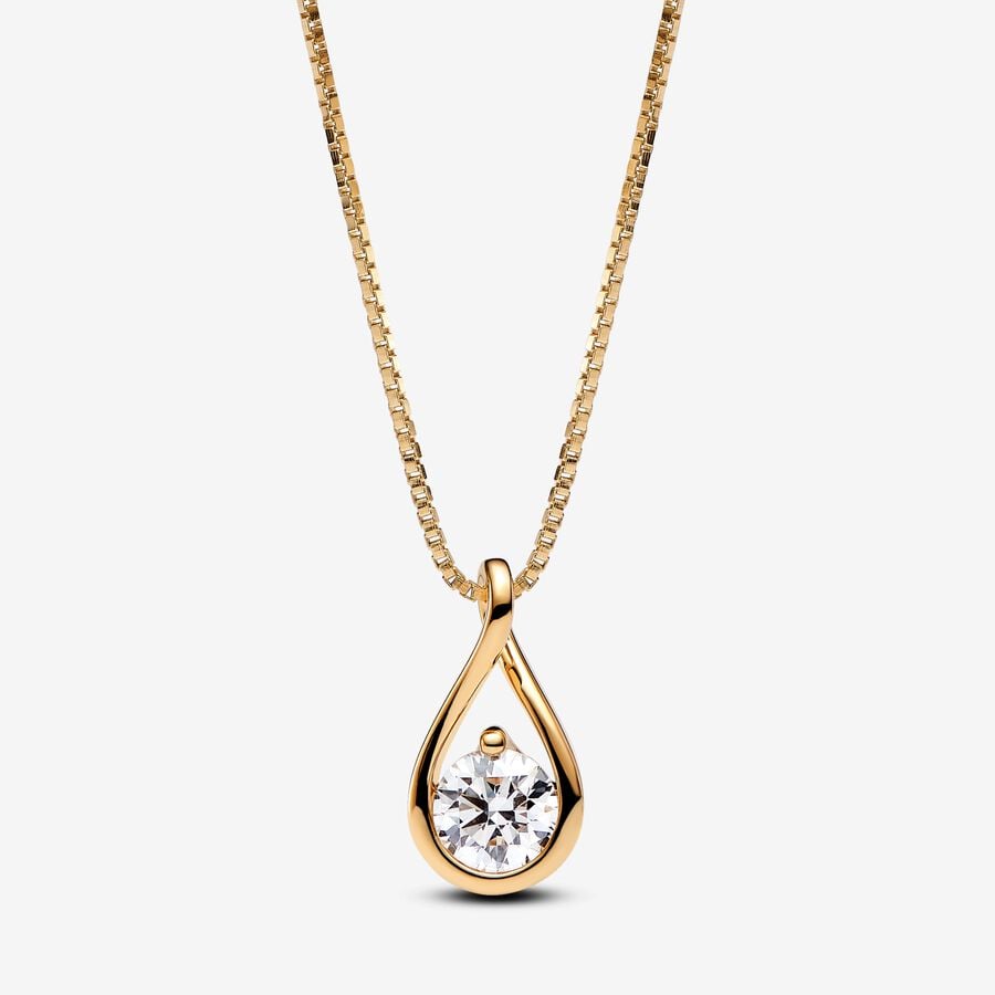 Pandora Infinite Lab-grown Diamond Pendant Necklace 1.00 carat tw 14k Gold image number 0