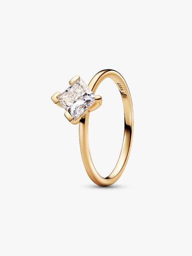 FINAL SALE - Pandora Nova 14k Gold Lab-grown Diamond Ring