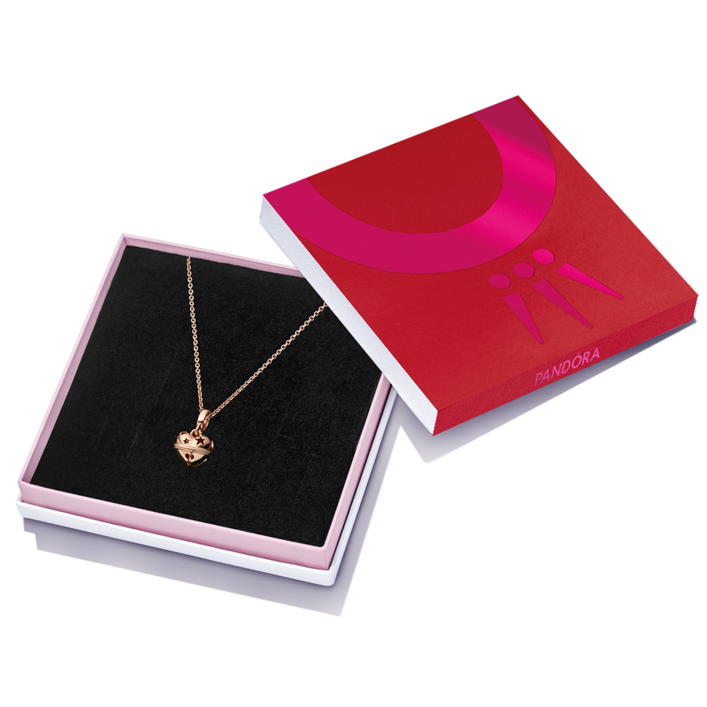 Украшения Pandora Festive Bell Charm & Necklace Gift Set — фото 1