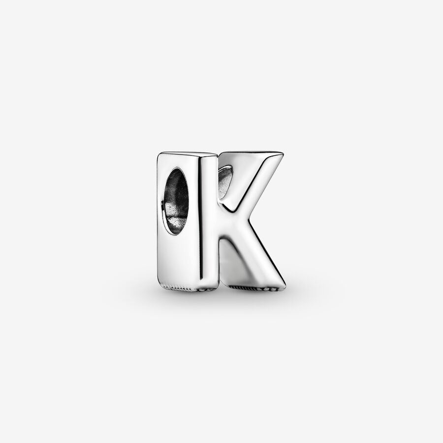 Allerlei soorten Andere plaatsen bedriegen Letter K Alphabet Charm | Sterling silver | Pandora US