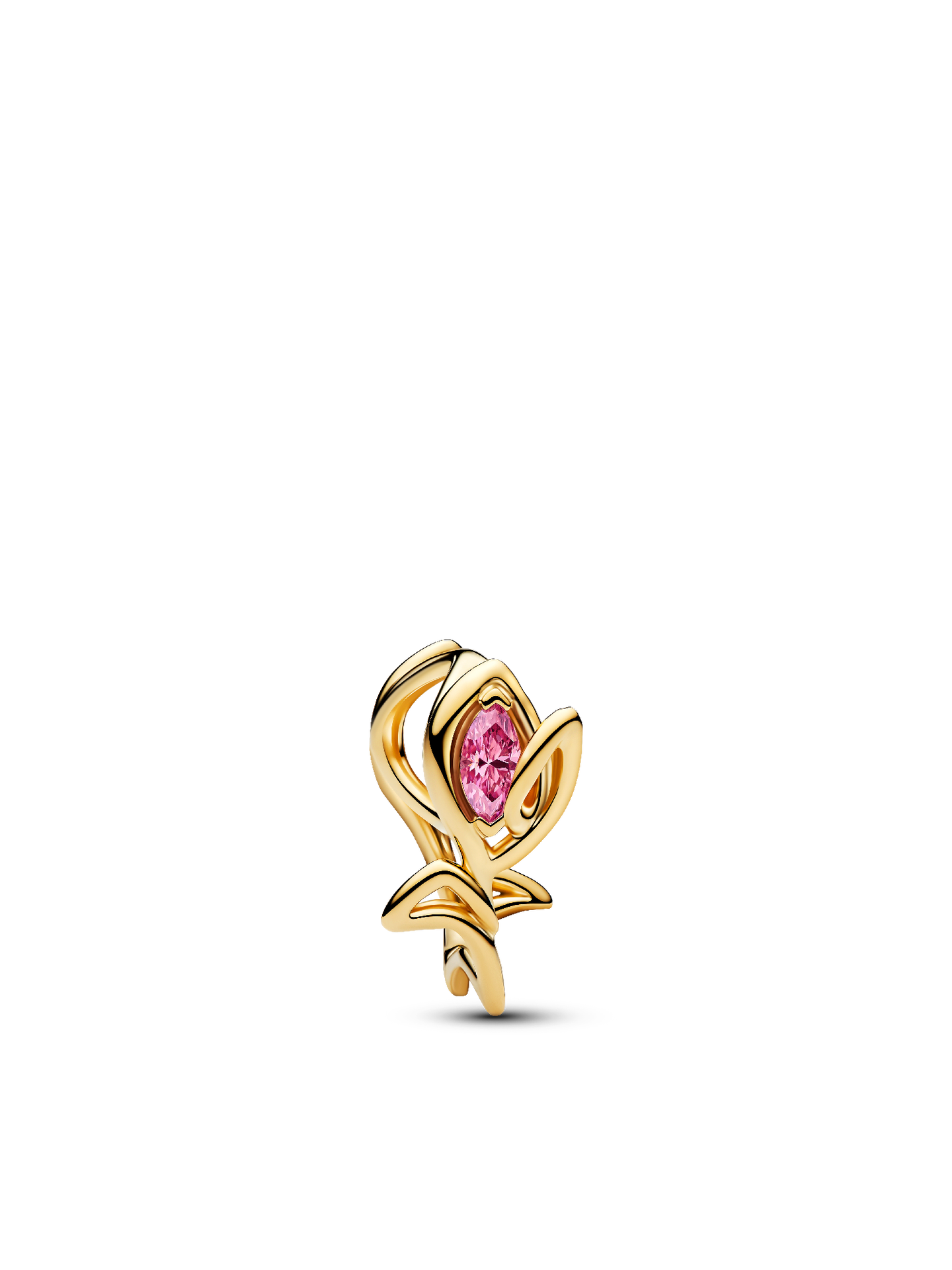 Женский шарм Pandora Tulip Openwork Charm, Gold plated, цвет: Позолоченный — фото 1