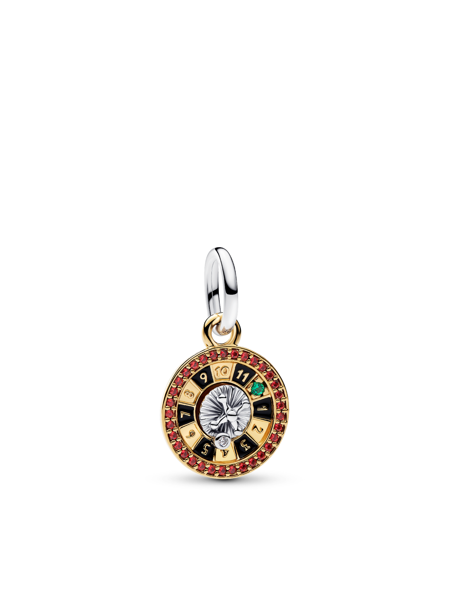 Женский шарм Pandora Roulette Dangle Charm, цвет: Двухцветный — фото 1