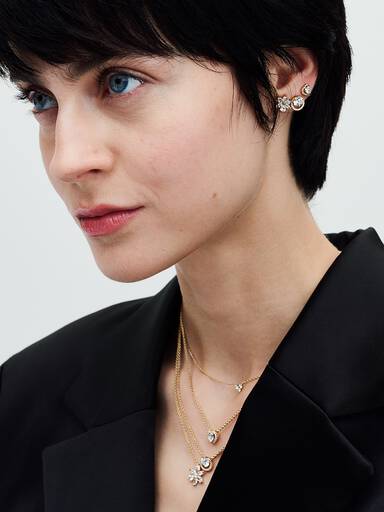 Sparkling Herbarium Cluster Stud Earrings