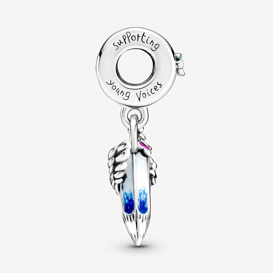 Does not move scale I reckon Dreams Of The Future Crayon Dangle Charm | Sterling silver | Pandora US
