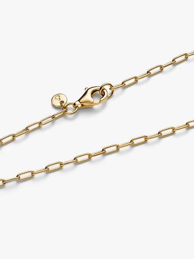 Elongated Link Chain Necklace