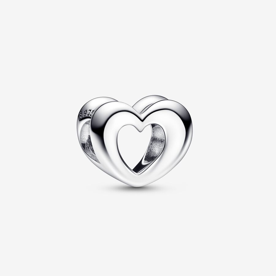 Pandora Sterling Silver 'Big Smooth Heart' Charm