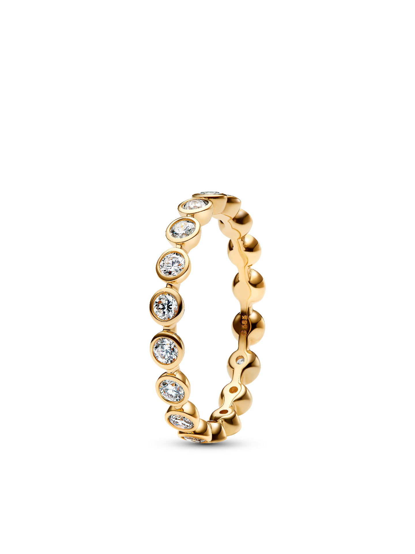 Женское кольцо Pandora Era Bezel Lab-Grown Diamond Eternity, цвет: Золотой — фото 1