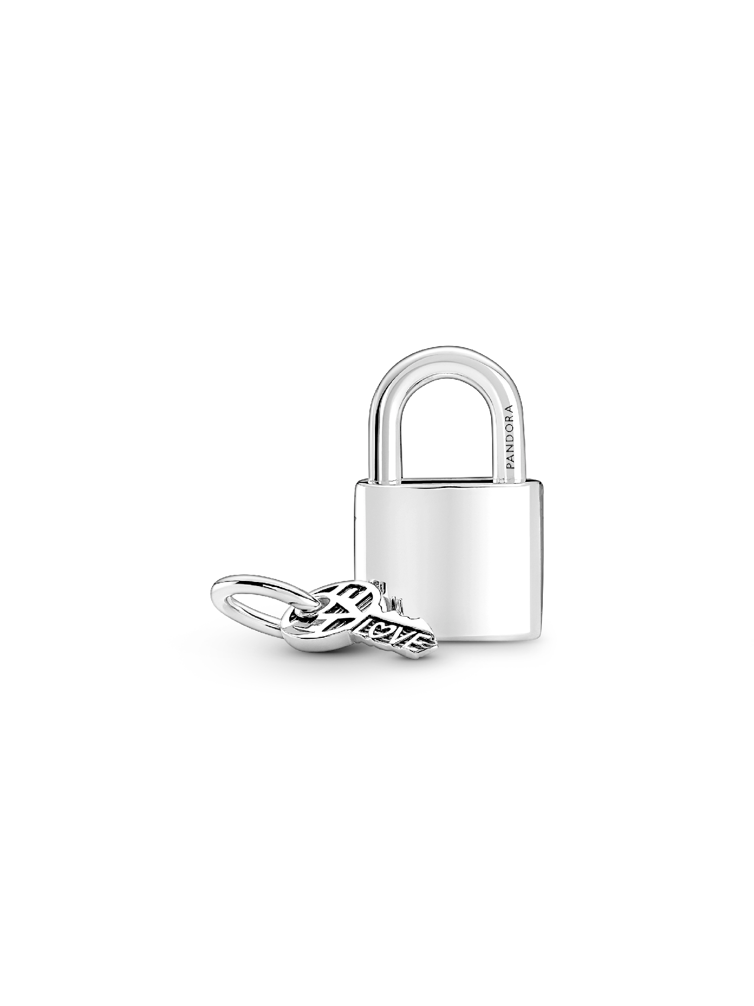 PANDORA　南京錠チャーム　稼働　スターリングシルバー　未使用 Padlock and Key Dangle Charm | Pendant | Sterling silver | Pandora US