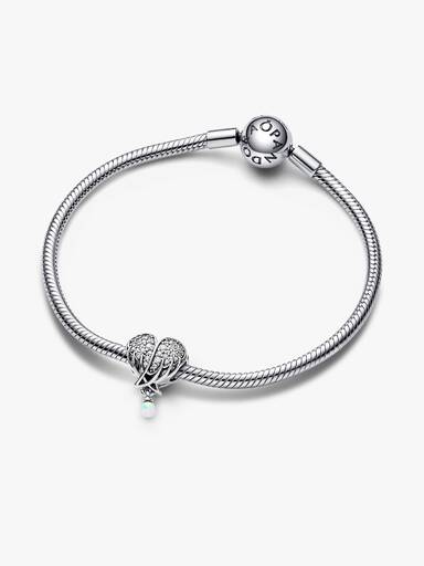 FINAL SALE - Sparkling Angel Wings & Heart Charm