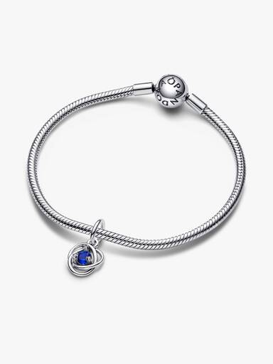 FINAL SALE - Blue Eternity Circle Dangle Charm