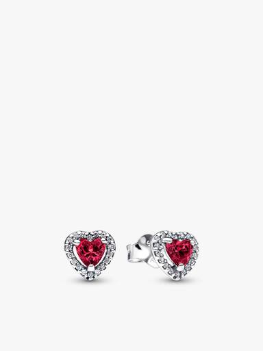 Elevated Heart Key Necklace & Earrings Set