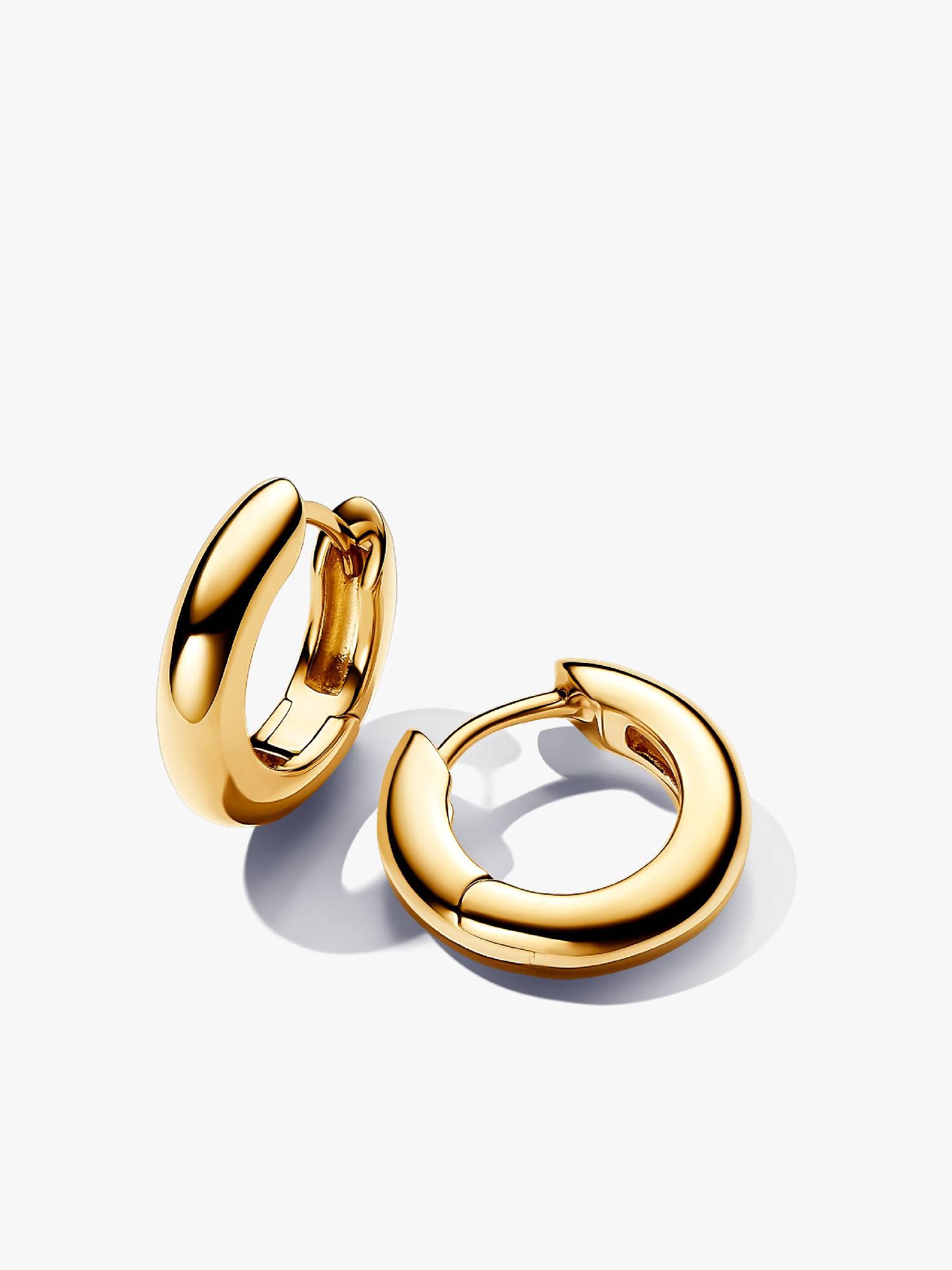 Round Hoop Earrings