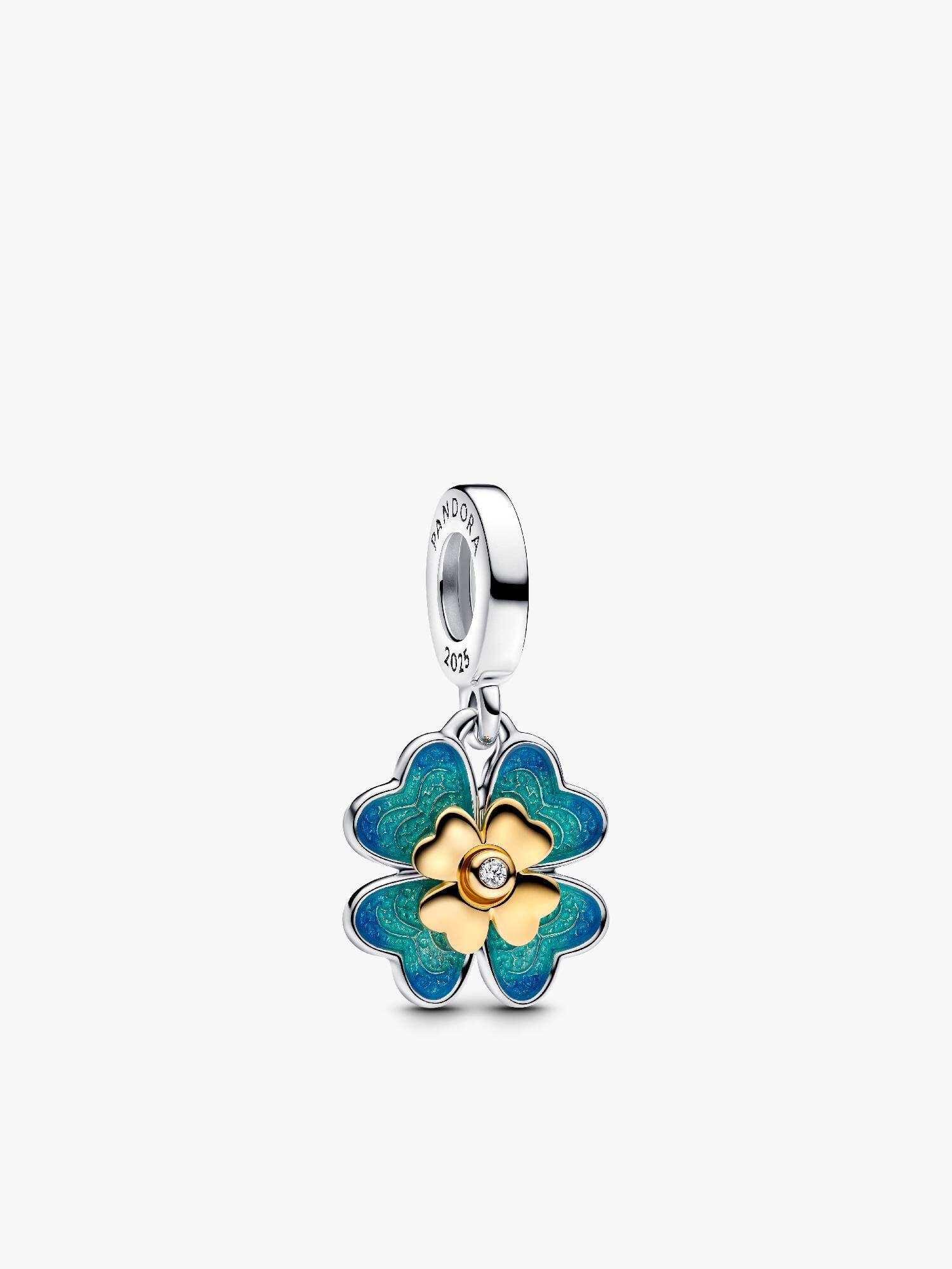 2025 Four Leaf Clover Lab-Grown Diamond Dangle Charm
