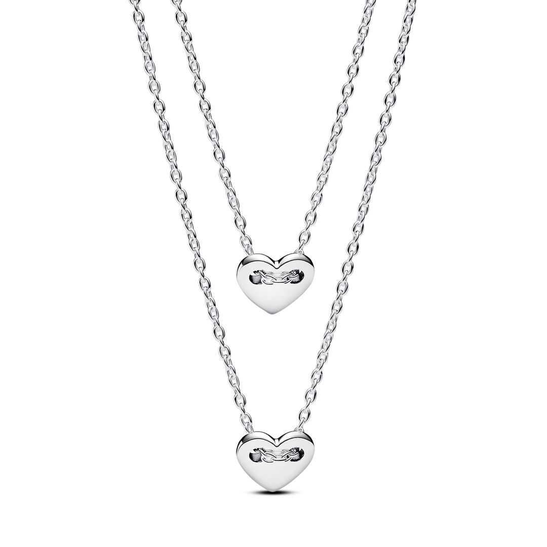 Forever & Always Splittable Heart Collier Necklaces