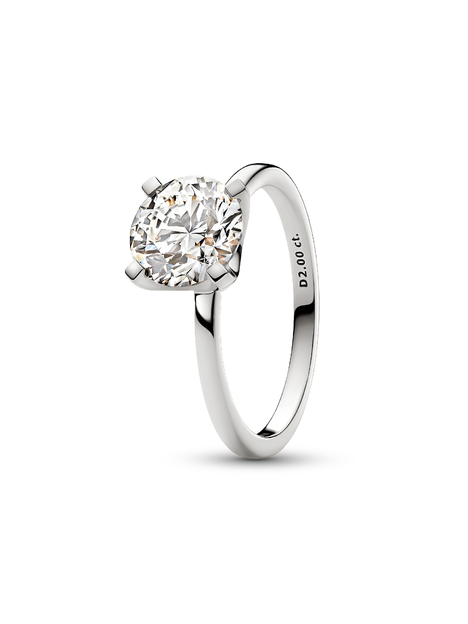 Pandora Era 14k White Gold Lab-grown Diamond Ring