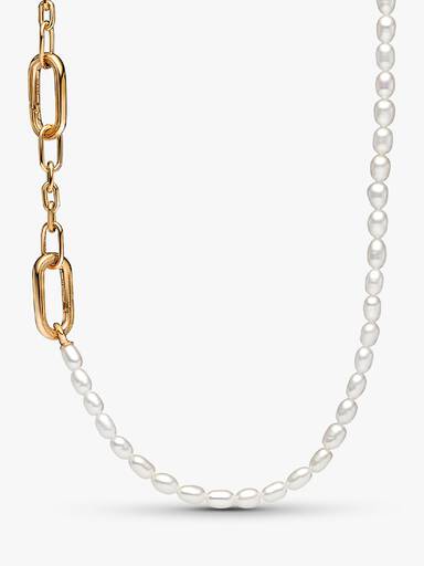 Pandora ME Slim Treated Freshwater Cultured Pearl Necklace