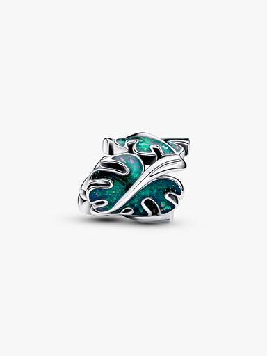 FINAL SALE - Green Monstera Leaves Charm