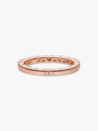 FINAL SALE - Logo & Hearts Ring