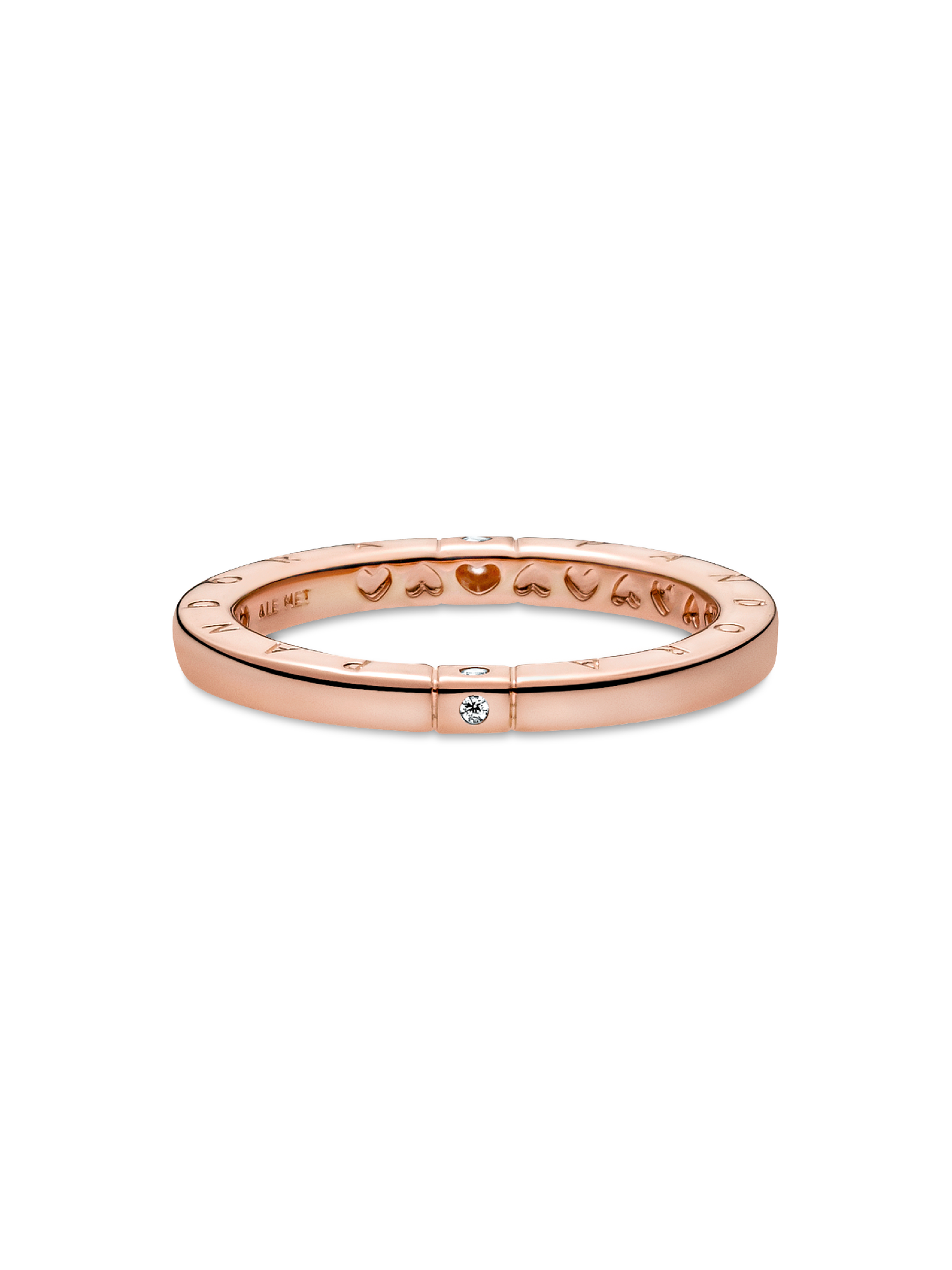 Logo & Hearts Ring