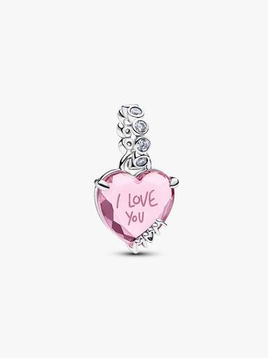 I Love You Mom Dangle Charm