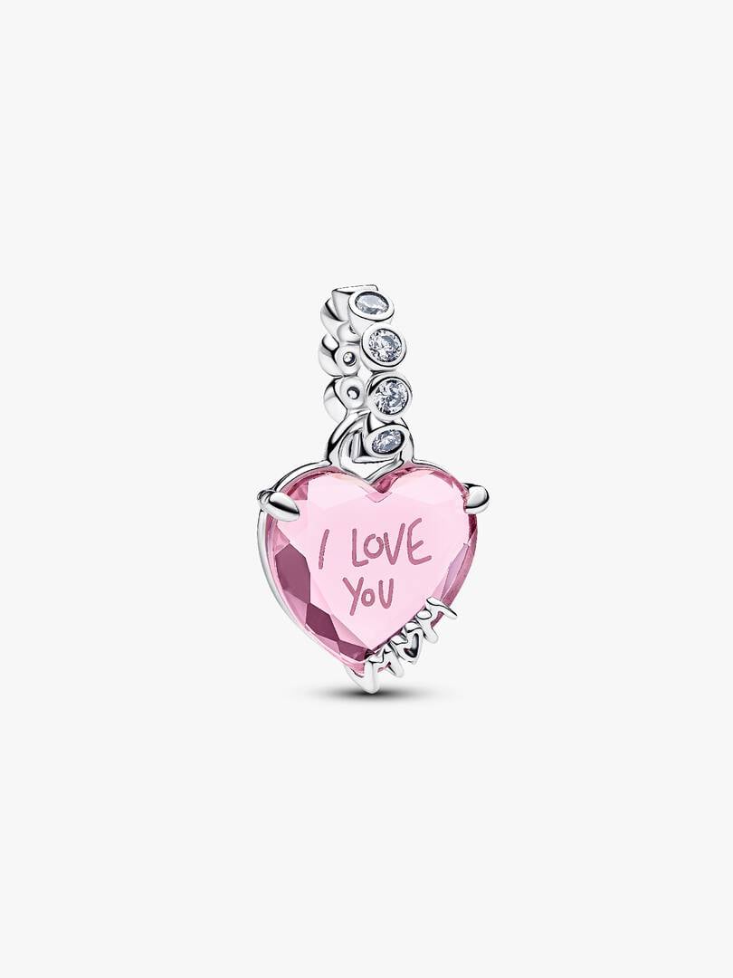 I Love You Mom Dangle Charm