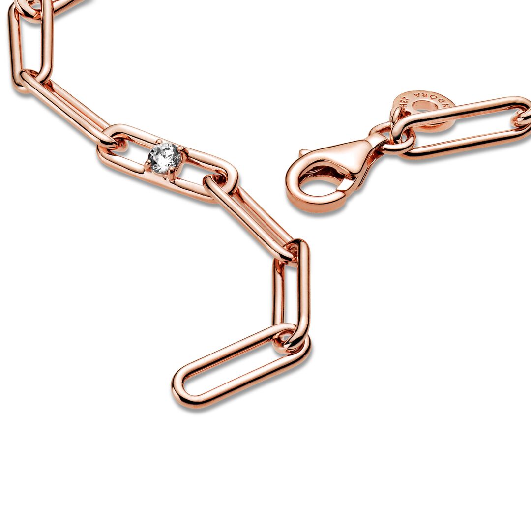 FINAL SALE - Link Chain & Stones Bracelet