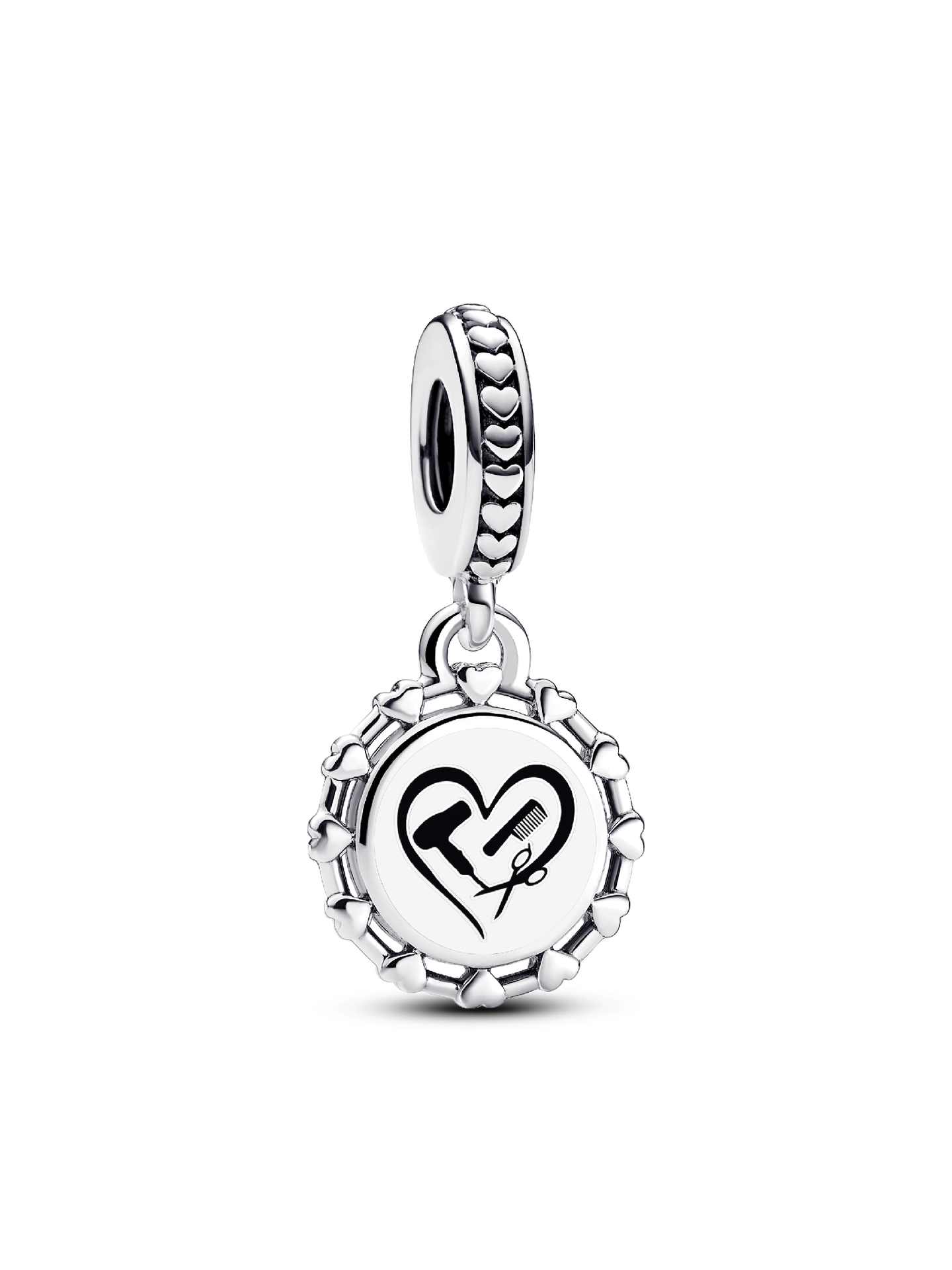Женский шарм Pandora Hair Stylist Dangle Charm, цвет: Серебро — фото 1