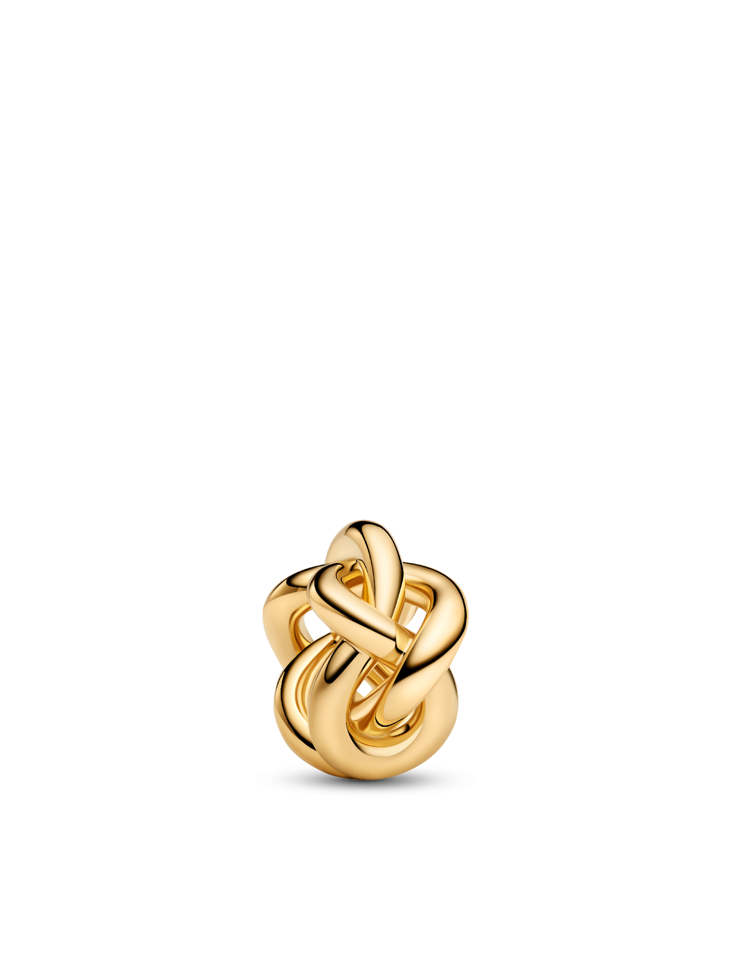 Женский шарм Pandora Infinity Knot Charm, цвет: Позолоченный — фото 1