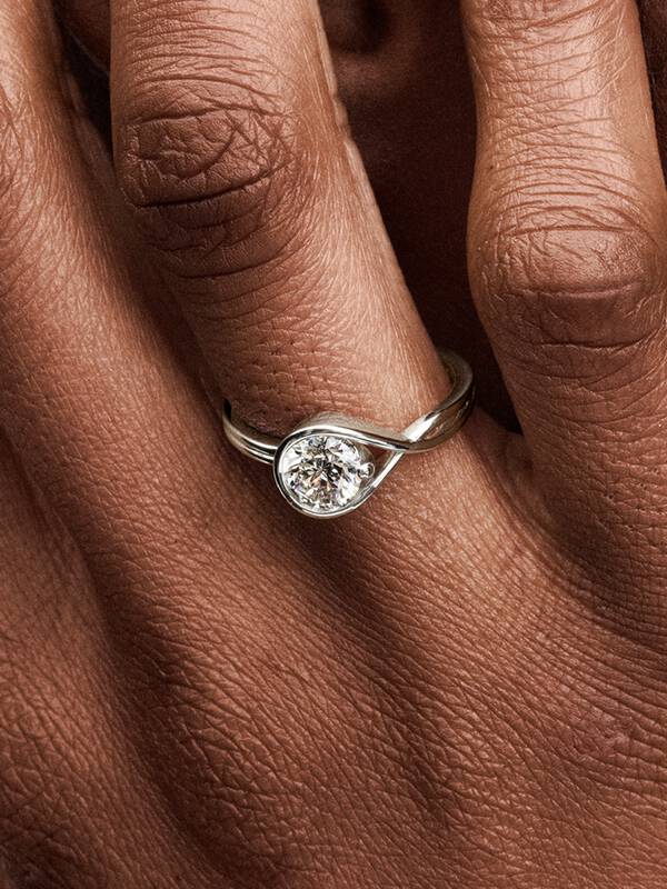 Expensive Pandora Rings Pandora Infinite 14k White Gold Lab-grown Diamond Ring | White gold ...