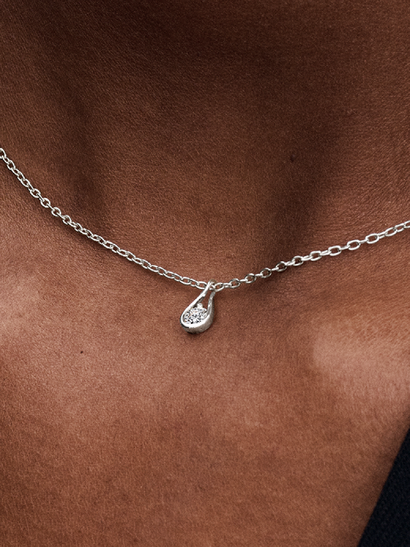 Женское колье Pandora Infinite Sterling Silver Lab-grown Diamond Pendant, цвет: Серебро — фото 3