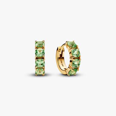 Sparkling Green Bracelet and Earring Set