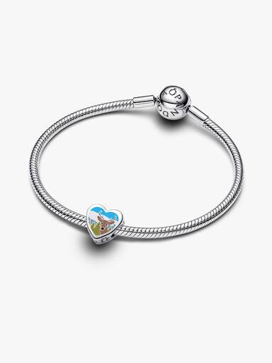 New Hampshire Heart Charm