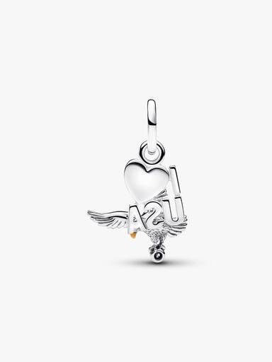 I Love USA Double Dangle Charm