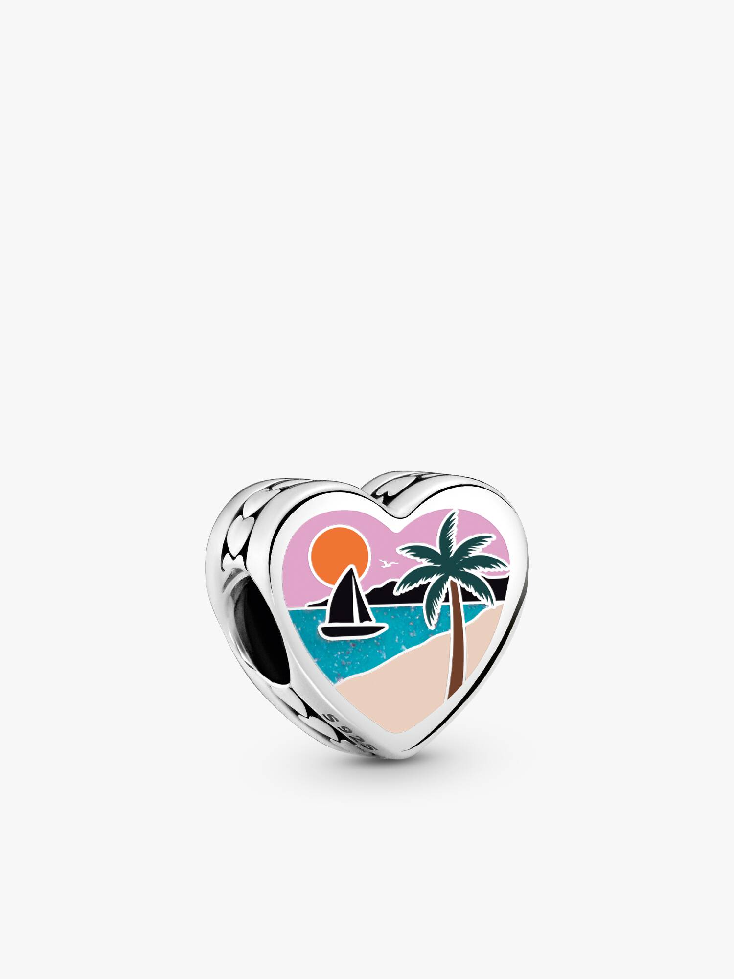Puerto Rico Heart Charm