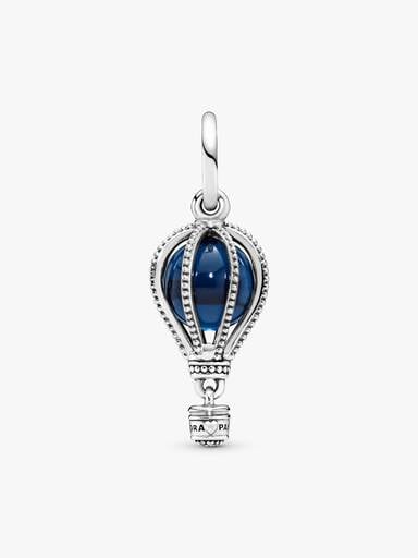FINAL SALE - Blue Hot Air Balloon Travel Charm
