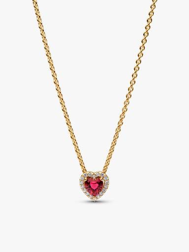 Red Heart Necklace and earring set