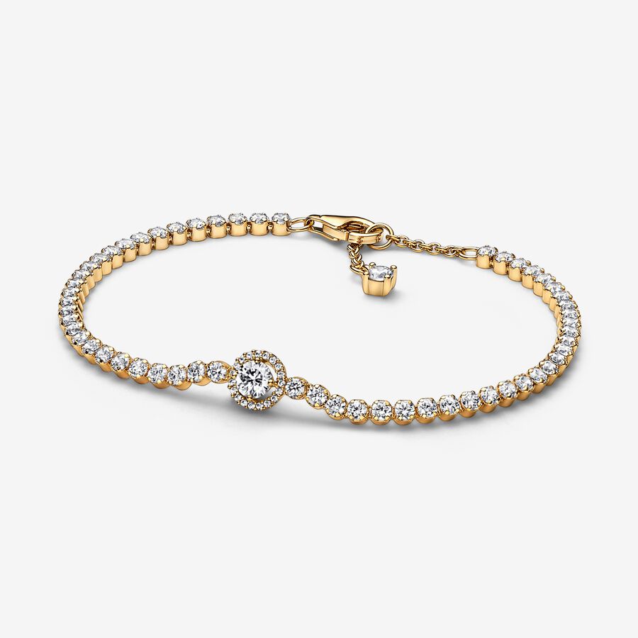 The Candy Bracelet with your gold initial