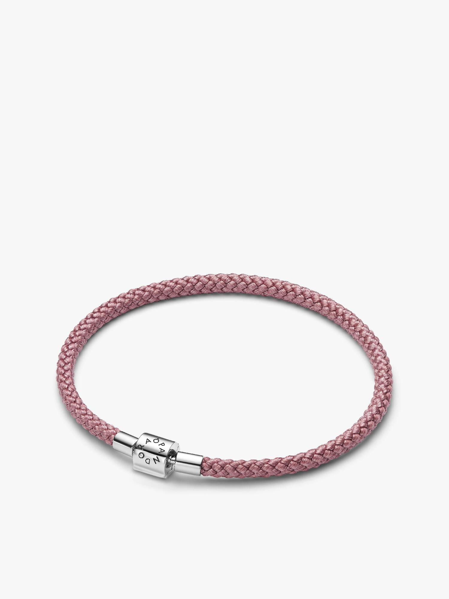 Shimmering Pink Cord Bracelet