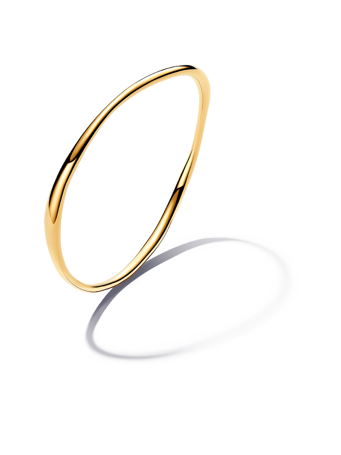 Женский браслет Pandora Organically Shaped, Gold plated, цвет: Позолоченный — фото 1