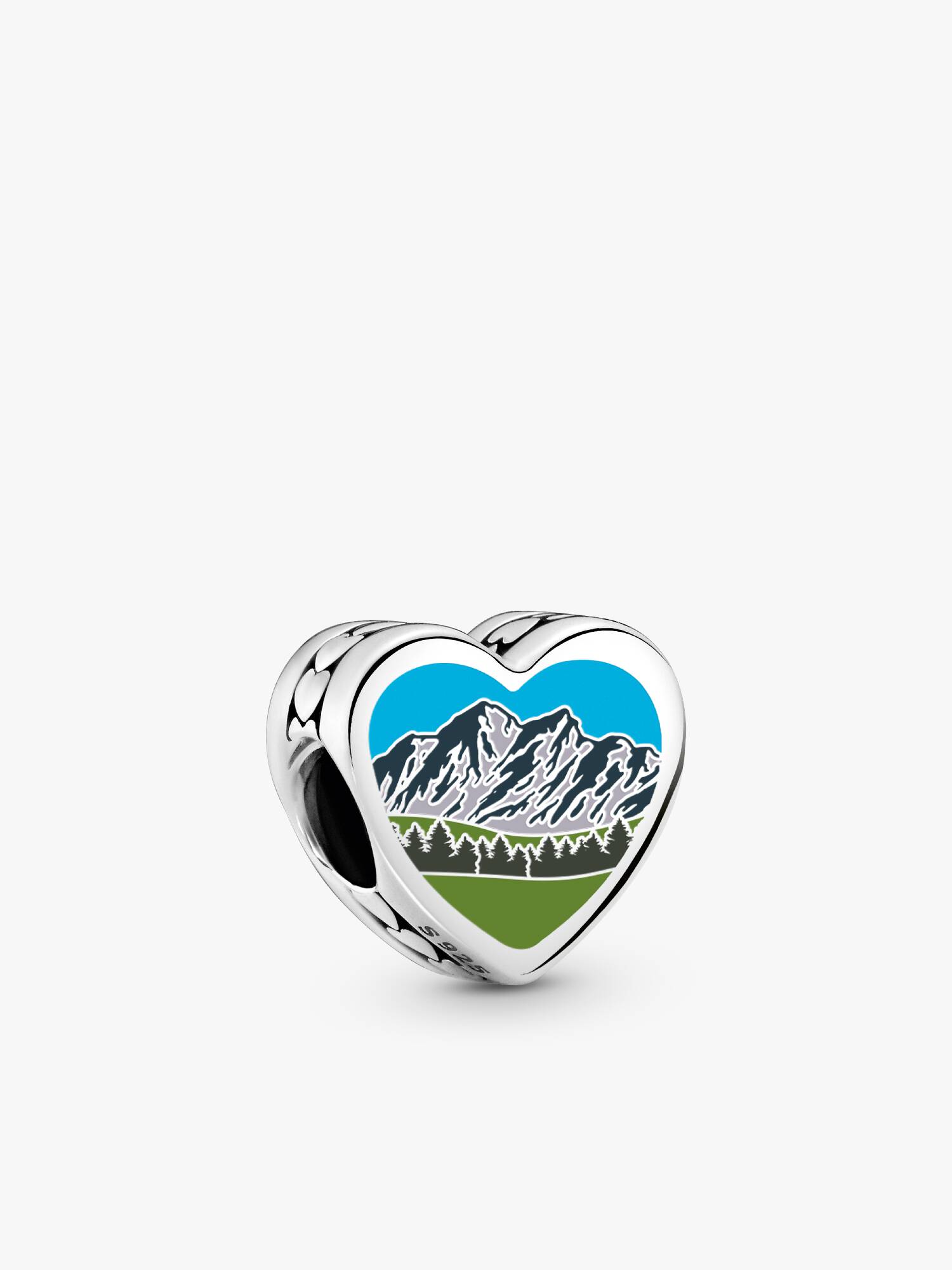 Wyoming Heart Charm