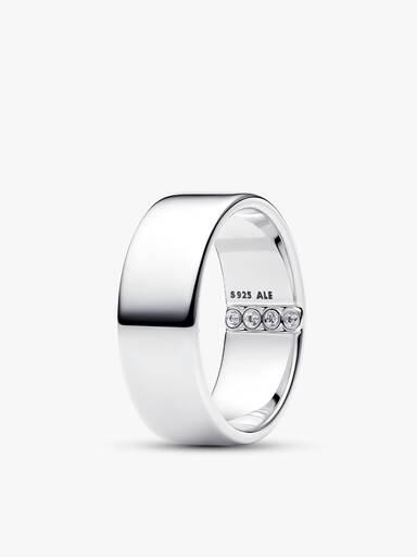 His & Hers Silver Secret Engraving Ring Set
