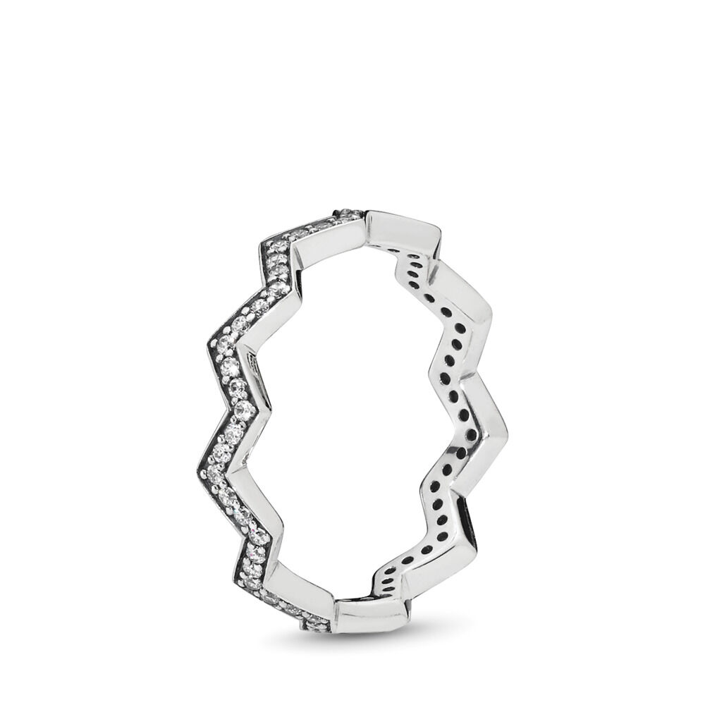 Shimmering Zigzag Ring - FINAL SALE | Sterling silver | Pandora US