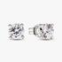 Pandora Era 14k White Gold Lab-grown Diamond Earrings Pandora Era 14k White Gold Lab-grown Diamond Earrings