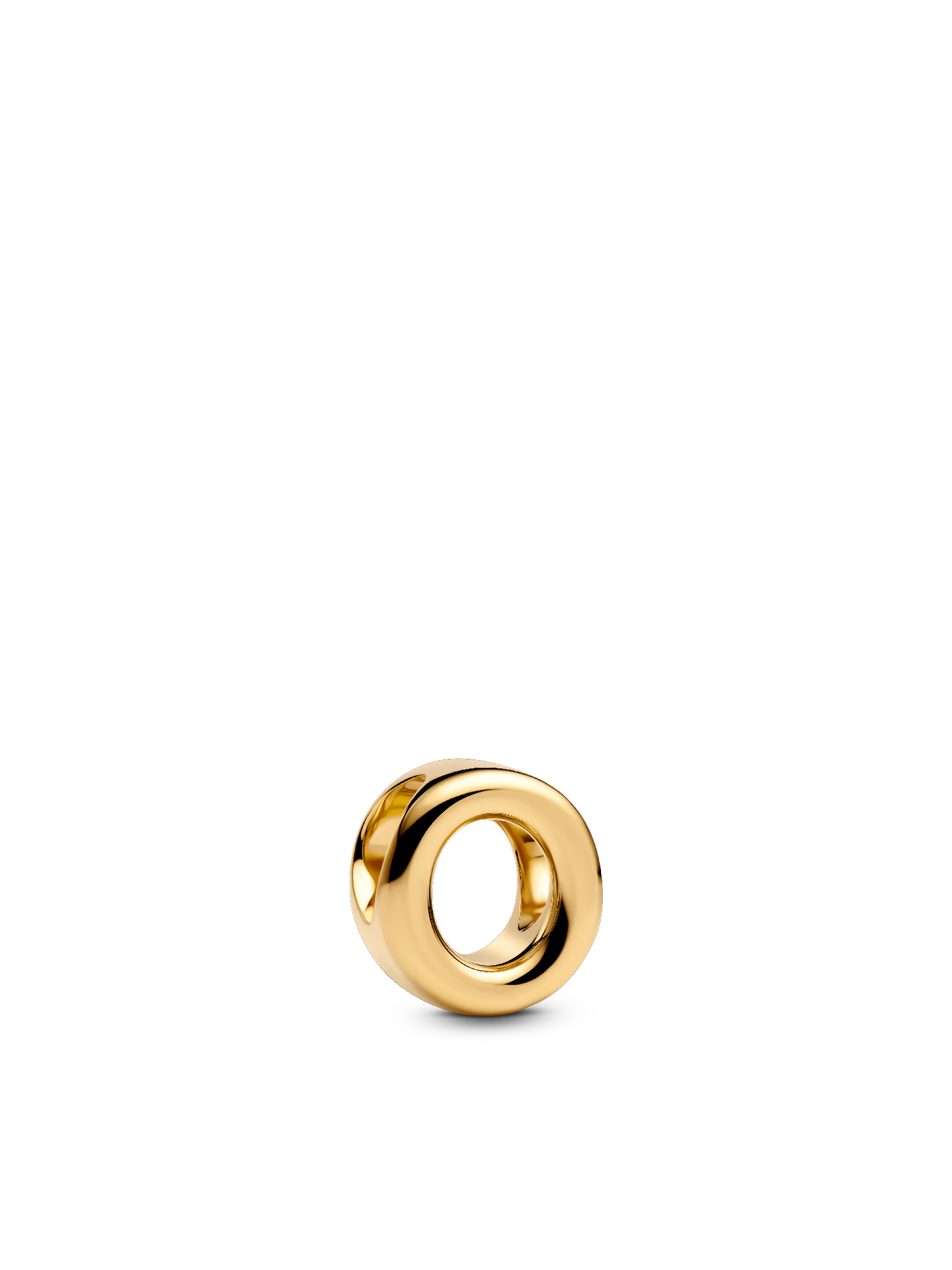 Женский шарм Pandora Letter O Alphabet Charm, Gold plated, цвет: Позолоченный