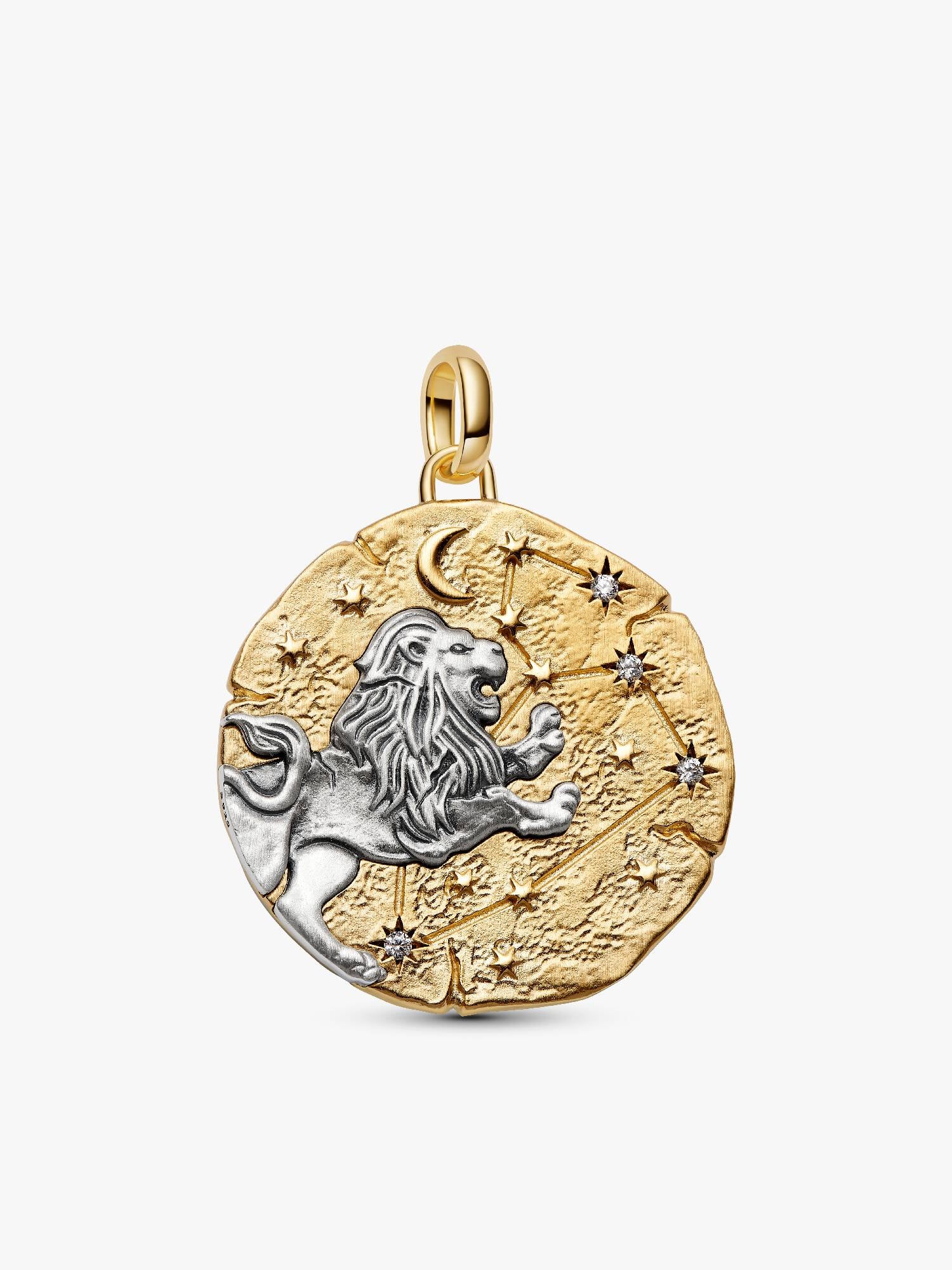 Leo Zodiac Oversized Medallion Charm